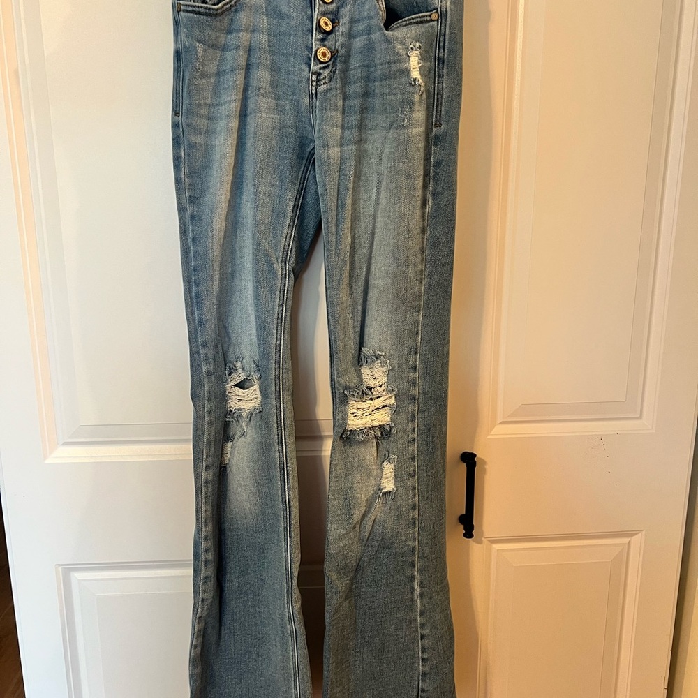 Kancan Distressed Blue Jeans